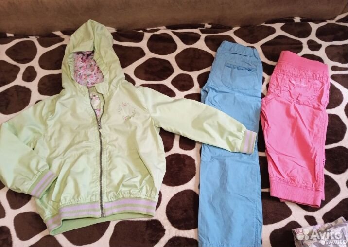 Одежда на девочку 4;5;6 лет пакетом