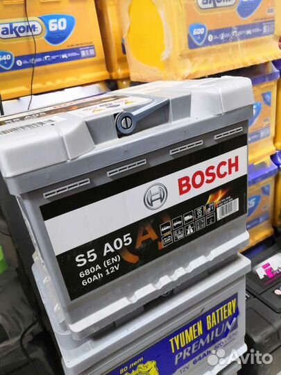 Аккумулятор Bosch AGM 60ah