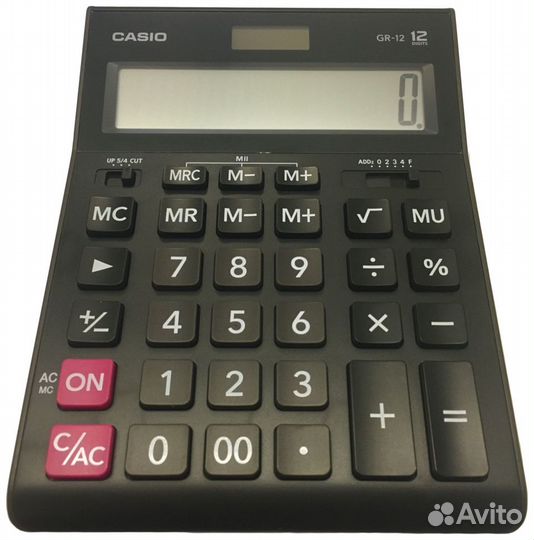 Калькулятор настольный casio GR-12-W-EH