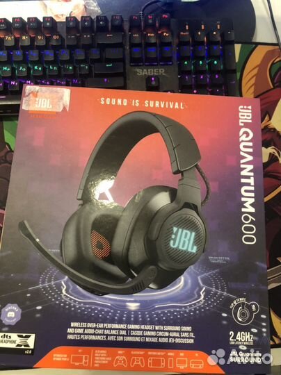 Беспроводные наушники jbl quantum 600