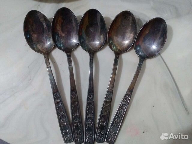 Ложки мельхиор СССР винтаж новые
