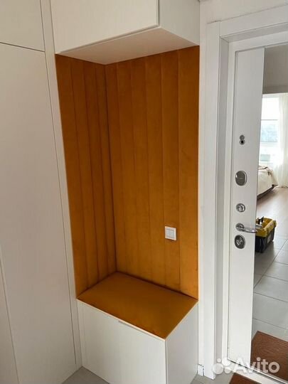 Мягкие стеновые панели в прихожей