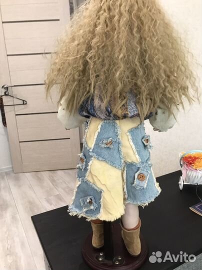 Кукла фарфоровая Ремеко 62 см