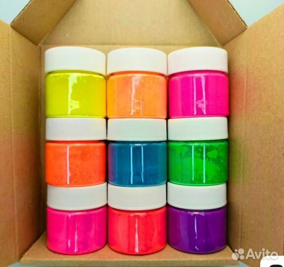 Набор неоновых пигментов 