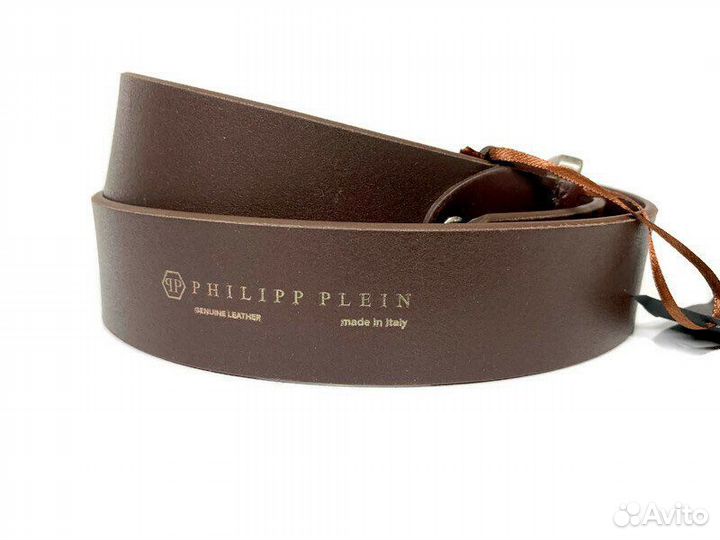 Ремень кожаный Philipp Plein 1415