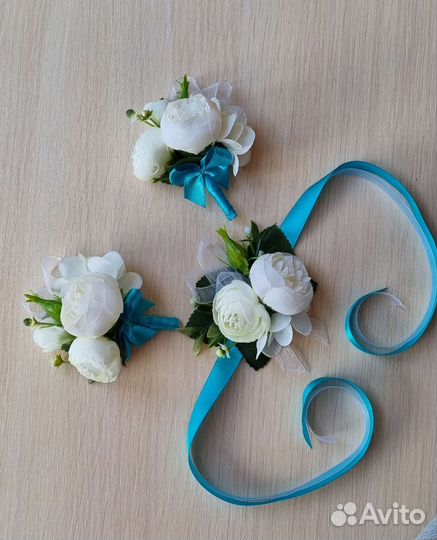 Бутоньерка для жениха и свидетеля