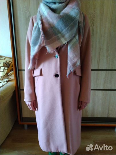 Пальто женское демисезонное размер 48