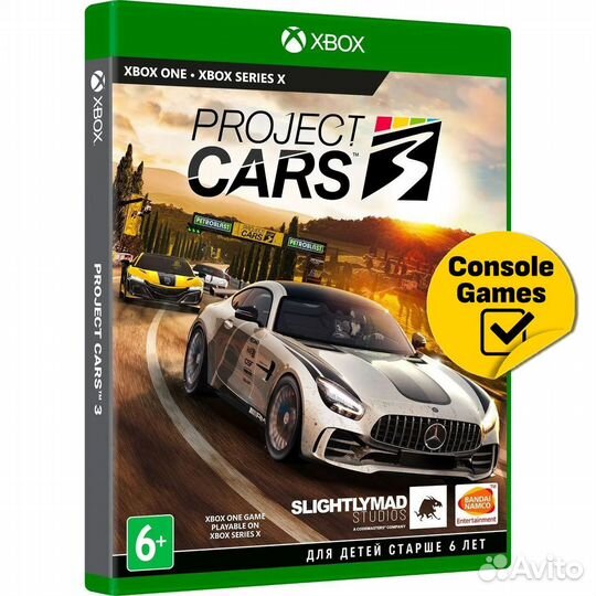 Xbox series/ONE Project Cars 3 Новый
