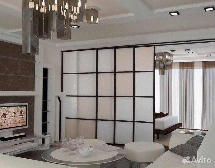 Межкомнатные раздвижные перегородки