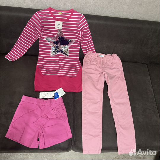 Вещи пакетом на девочку 128 134