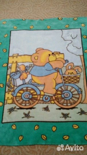 Плед очень плотный, новый