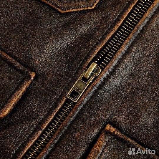Кожаная куртка мужская