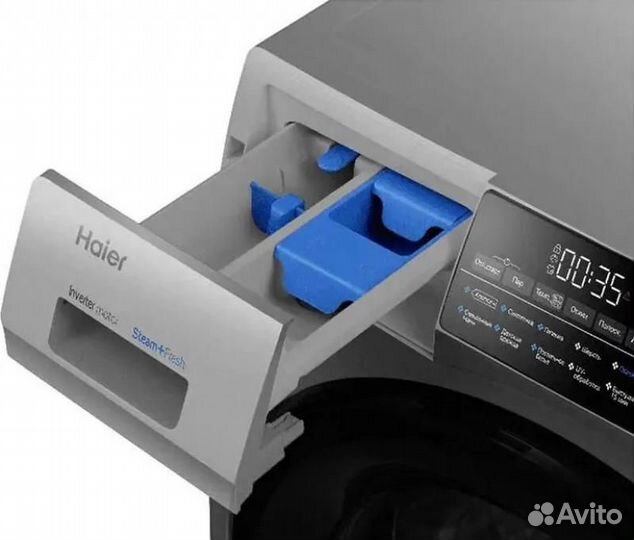 Стиральная машина haier HW90-BP14959S, с паром, 9кг, 1400об/мин, инверторная