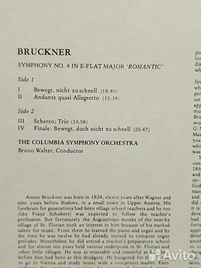 Bruckner,Bruno Walter 