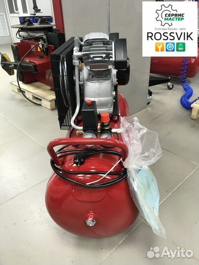 Компрессор поршневой Rossvik 100л, 420 л/мин, 220в