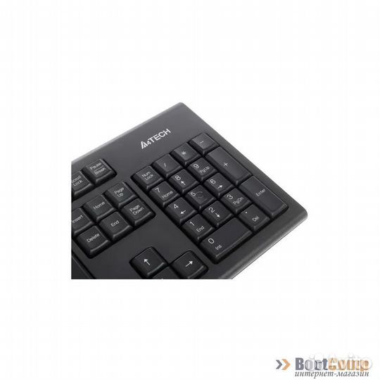 Комплект клавиатура+мышь беспроводная A4Tech 7100N