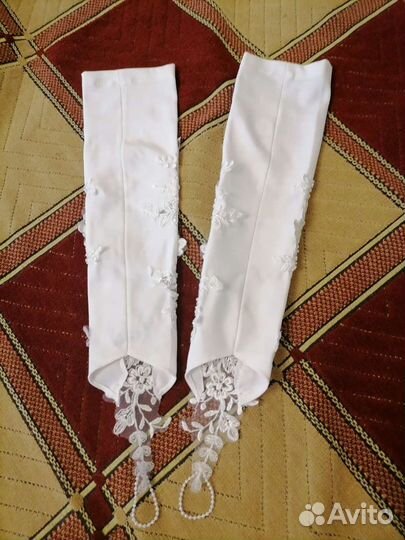 Перчатки свадебные