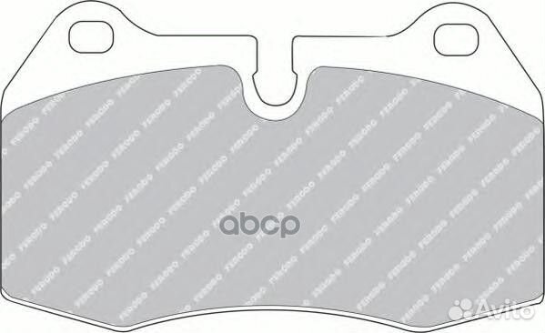 Колодки тормозные FDB998 Ferodo