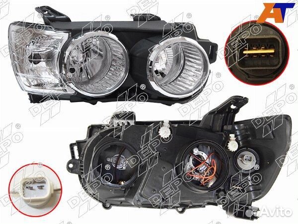 Фара chevrolet aveo 11-15