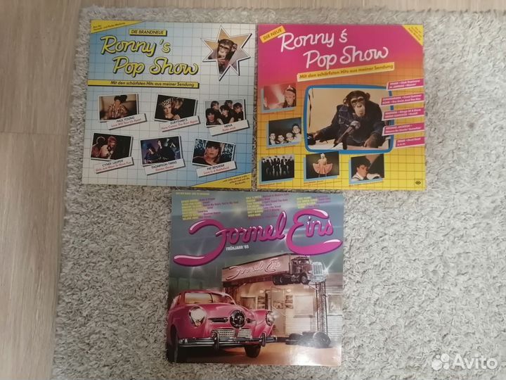 Сборники дискотечных хитов 80ых,LP