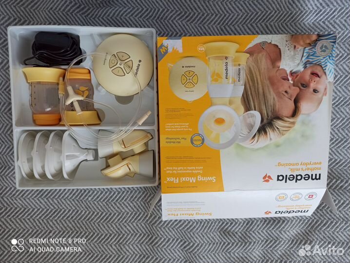 Молокоотсос medela swing flex электрический