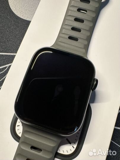 Часы apple watch 7 45 mm зеленые