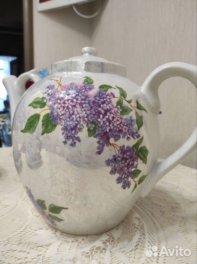 Фарфор чайник чайные пары Дулево