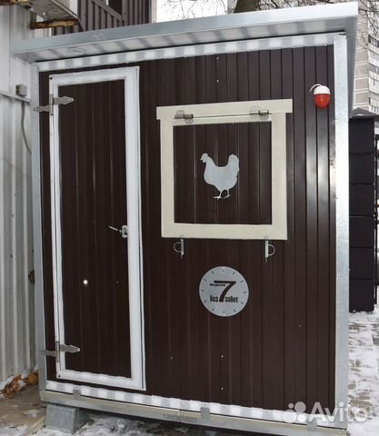 Утепленный курятник для бройлеров