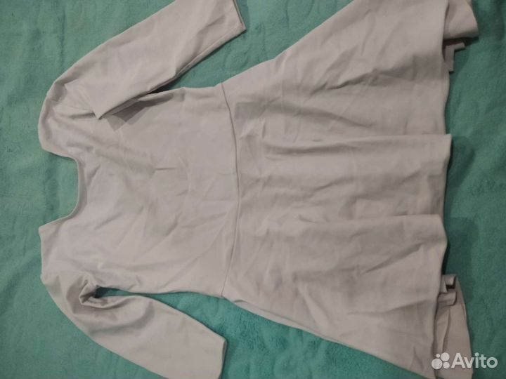 Гимнастический купальник с юбкой