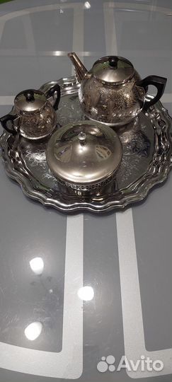 Набор мельхиоровой посуды