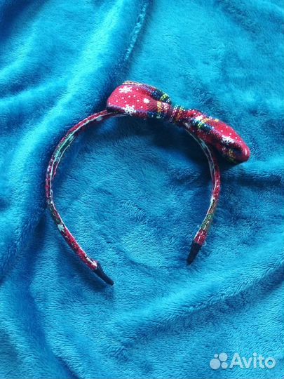 Ободок для девочки с бантиком
