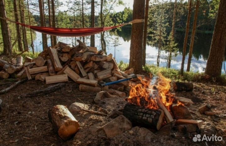 Дрова колотые дуб