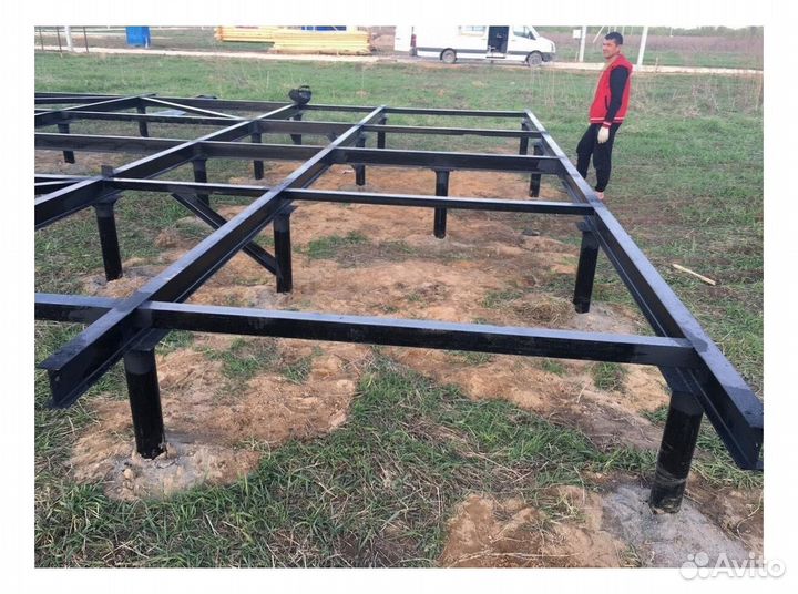 Винтовые сваи под ключ установка