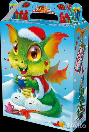 Новогодние сладкие подарки конфеты