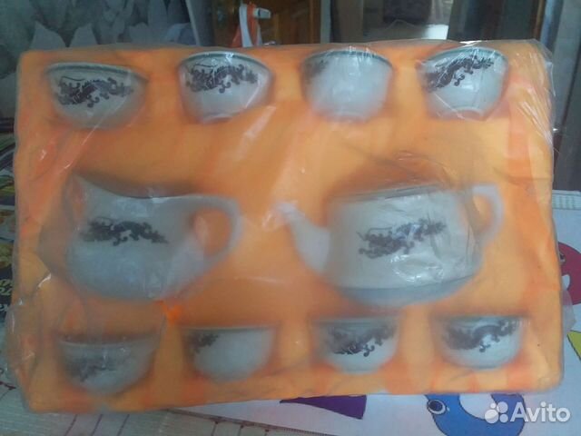 Китайский фарфоровый чайный набор