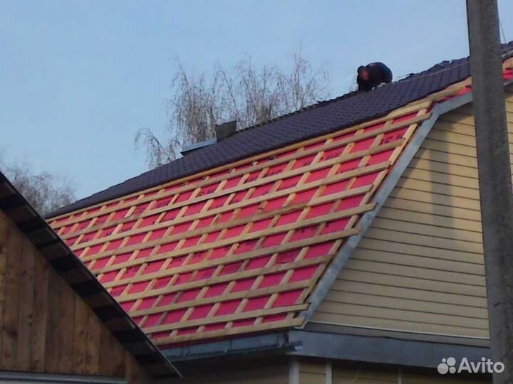 Ремонт замена кровли монтаж металлочерепицы