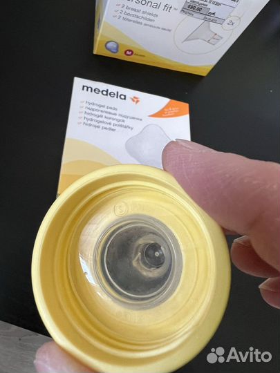 Соска с колпачком medela