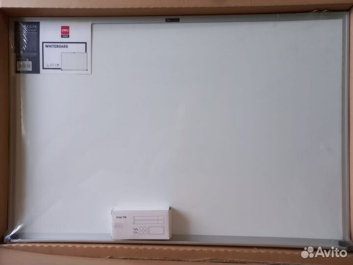 Доска магнитно-маркерная Deli лак белый 60 на 90