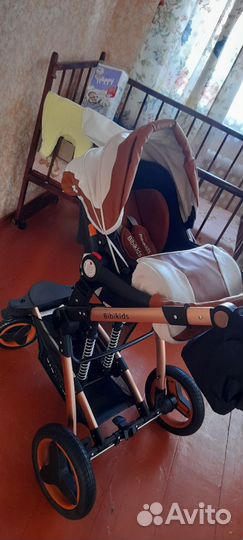 Детские коляски 3 в 1 бу с автолюлькой