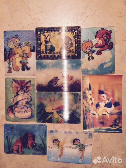 Календарики карманные 80-90-х годов