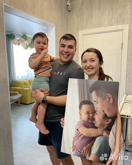 Портрет по фото на холсте г. Уфа