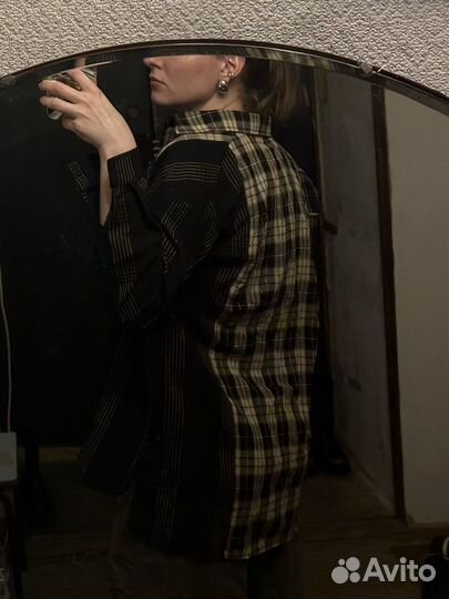 Рубашка клетчатая винтаж