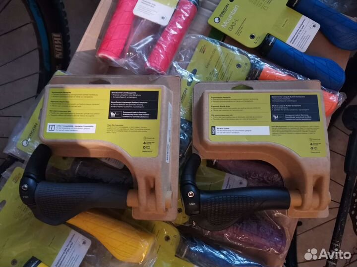 Грипсы Ergon GP2 GS2 с рогами L оригинал