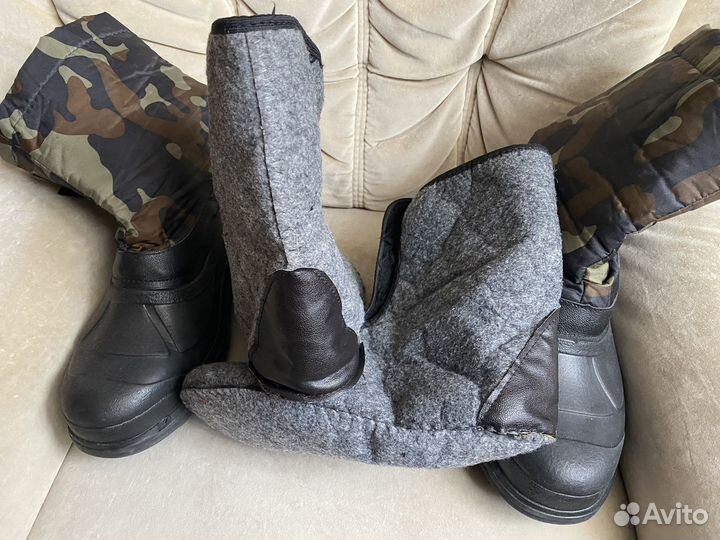 Ботинки для рыбалки, охоты. Размер 43-44