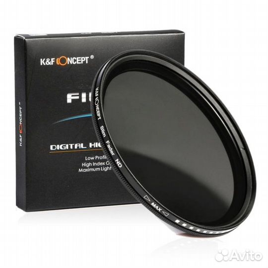 Фильтр K&F Concept ND2-400 58мм