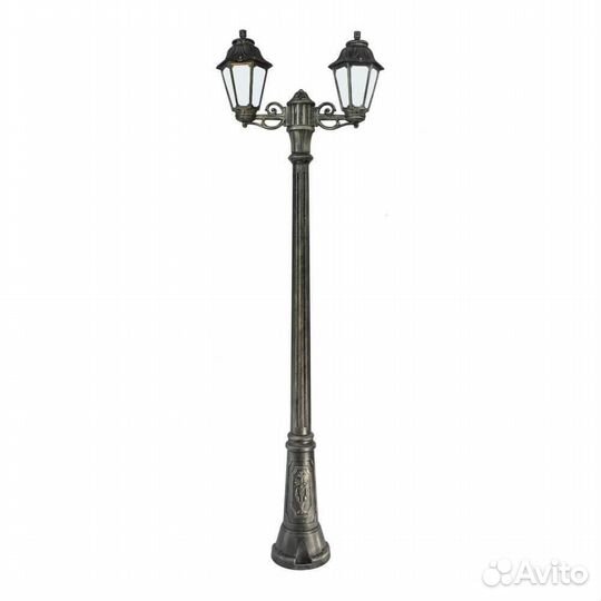 Столб пластик уличный 2 лампы