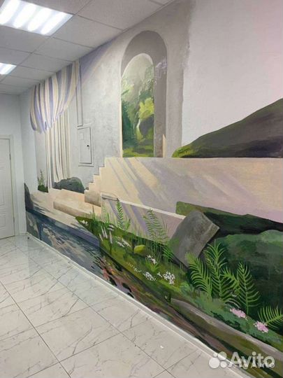 Художник роспись стен, аэрография,картины на заказ