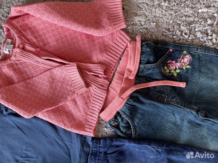 Пакет вещей девочке 12-18 мес, 86 рпзмер, на весну