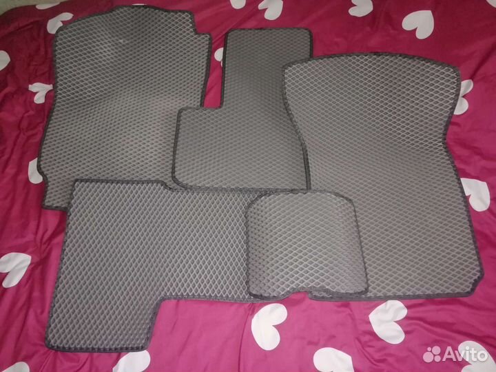 3d коврики Eva с бортами daewoo matiz