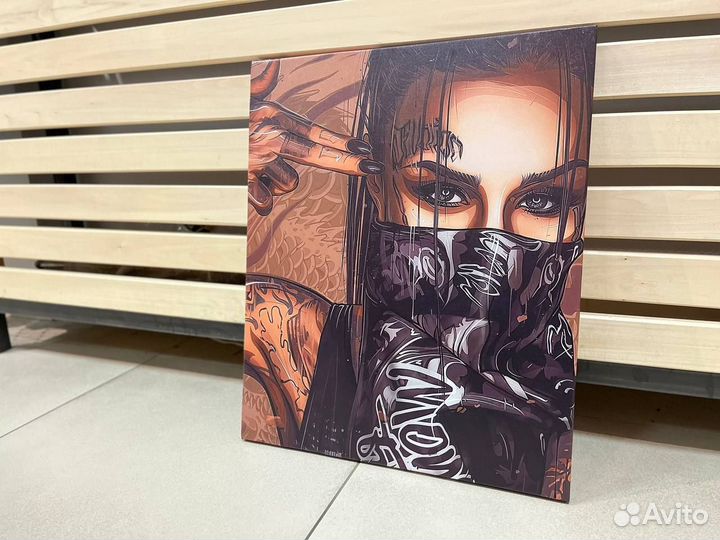 Картина брутальный арт